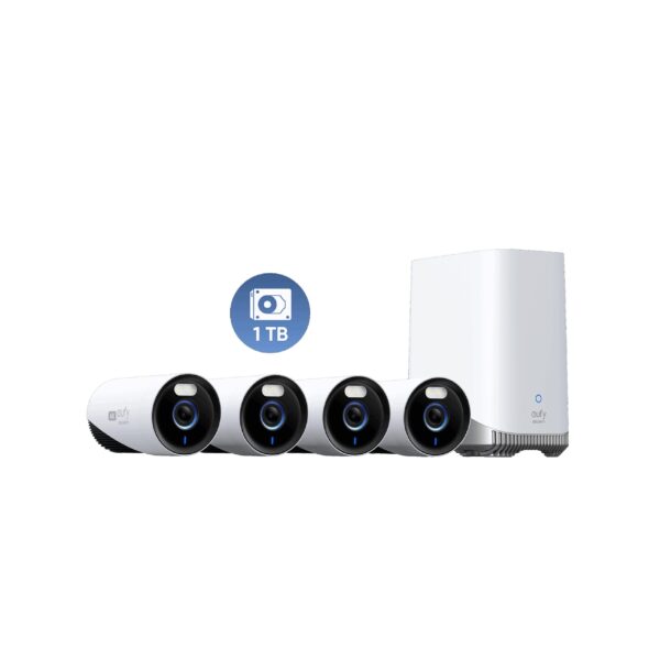 eufyCam E330 4-Kamera-Set Weiß