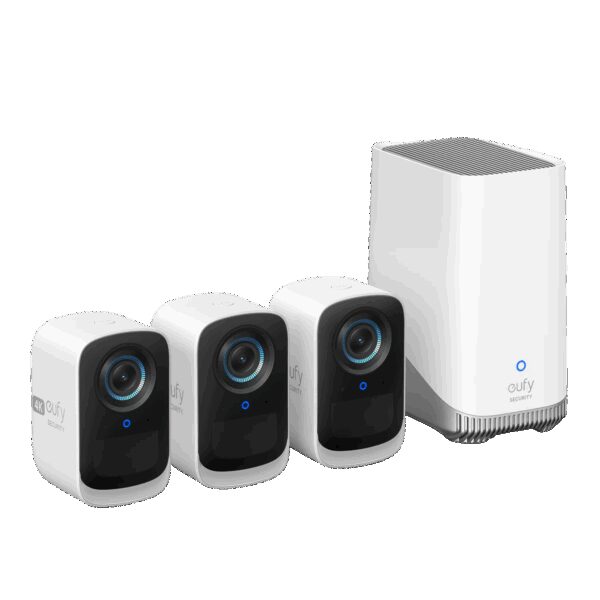 eufyCam S300 3-Kamera-Set Whit