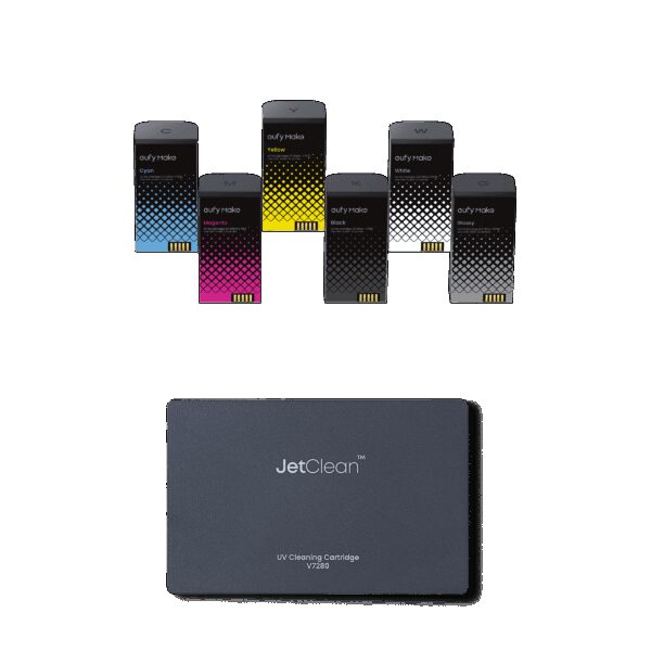eufyMake Tinten- und Reinigungspatronen-Set für UV-Drucker E1 194644240615