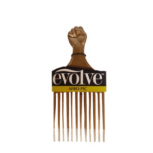 Evolve Afro Afro Pic Metallic Gold Tools