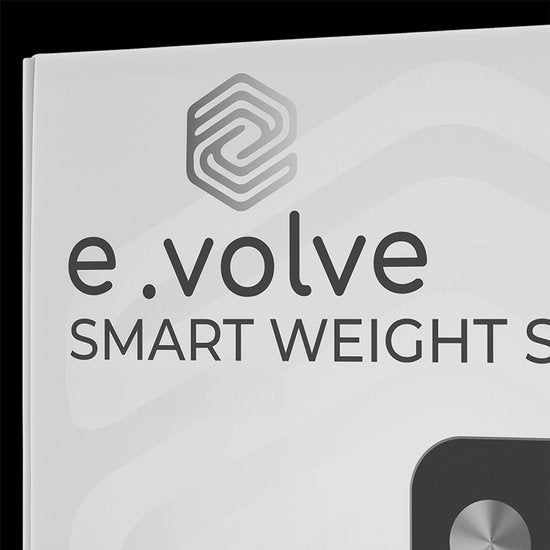 E.Volve® Haushaltswaage Smart - Schwarz Schön & Gesund