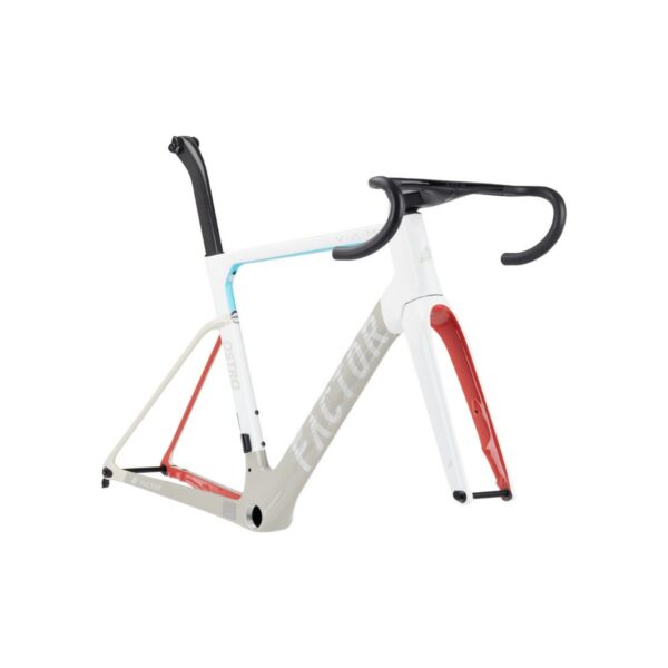 Factor Ostro VAM Disc Carbon Rahmen & Gabel Set Weiß Soho Mix