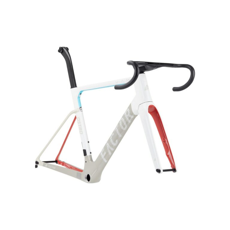 Factor Ostro VAM Disc Carbon Rahmen & Gabel Set Weiß Soho Mix