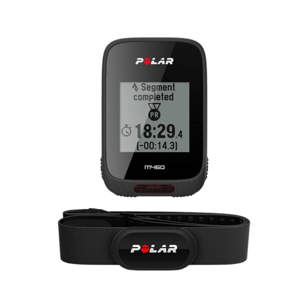 Fahrradcomputer Polar M460 HR GPS mit Herzfrequenzsensor H10 schwarz Fahrradelektronik