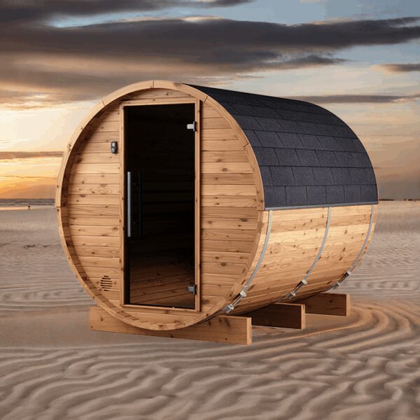 Fasssauna aus Thermoholz | Fasssauna aus Thermoholz HC 225 Saunas