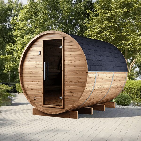 Fasssauna aus Thermoholz | Fasssauna aus Thermoholz HCF 300 Saunas