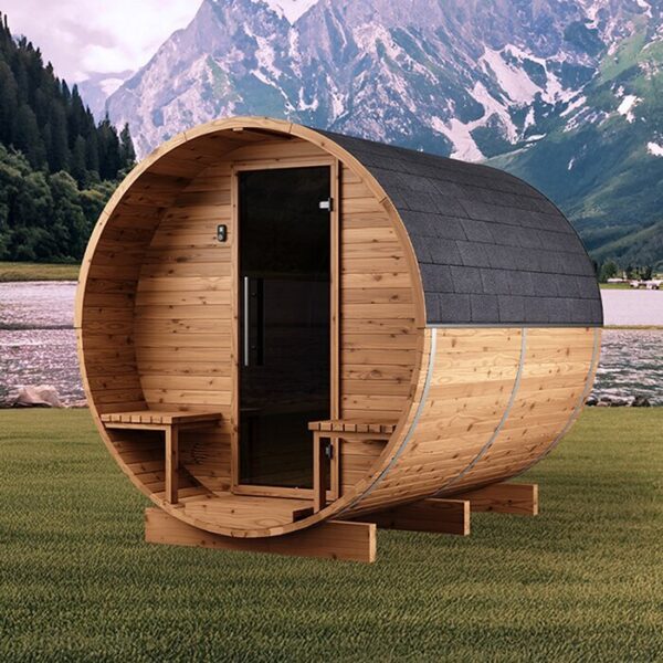 Fasssauna aus Thermoholz | Fasssauna aus Thermoholz LC 260 Saunas