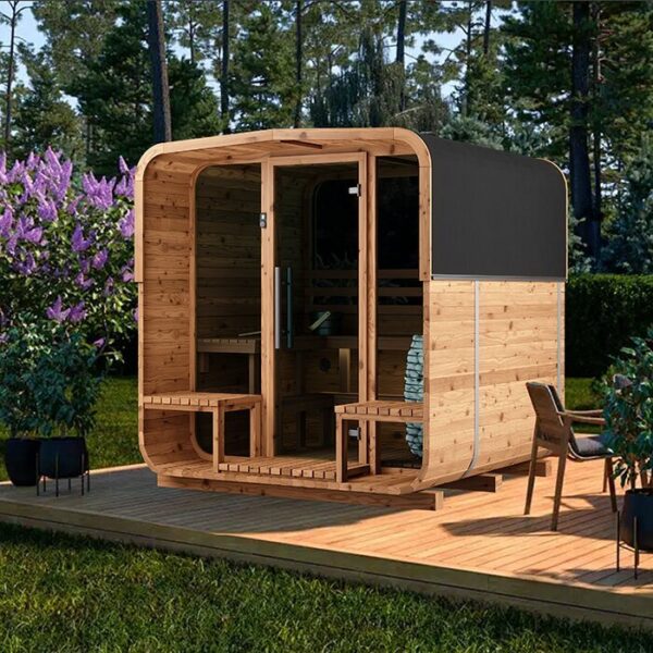 Fasssauna aus Thermoholz | Fasssauna aus Thermoholz N 210 Saunas