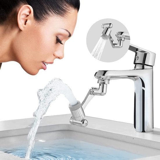 Feau Wasserhahnverlängerung - Wasserhahnaufsatz - Wasserhahnverlängerung - 1440Â° schwenkbar - Material 100% Messing - universal Wohnen & Kochen