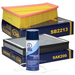 Filterset mit 400ml Klimaanlagenreiniger Ford Galaxy (WA6) 8137