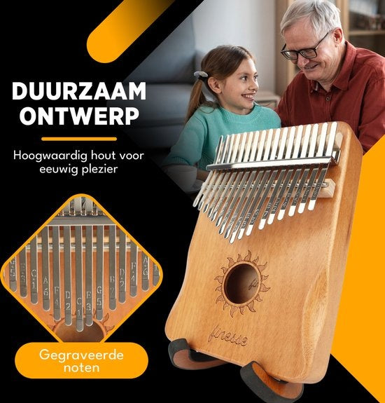 Finesse Kalimba - - inkl. Ständer und Abdeckung Hobby & Sport