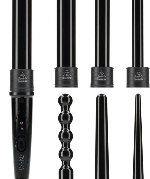 Fineza - Lockenstab-Set - Schwarz Schön & Gesund