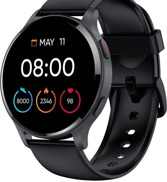 FITAGE Sportuhr - Smartwatch - Schrittzähler Uhr - Smartwatches - Activity Tracker - GPS - Frauen und Männer - Schwarz Hobby & Sport