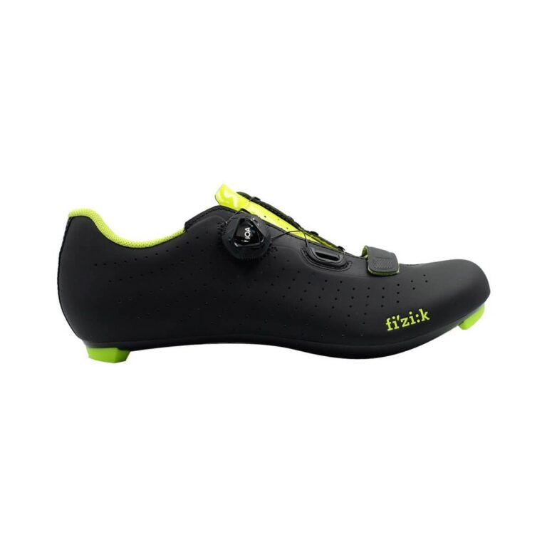 Fizik Tempo R5 Overcurve Schuhe Schwarz Gelb Fluor