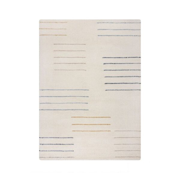 Flair Rugs Dottie Wollteppich - blau/multi - 120 x 170 cm Wohnen & Kochen