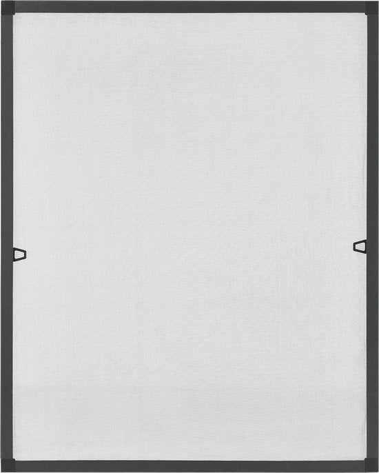 Fliegengitter / Fenstergitter / Paravent - 100 x 120 cm - Schwarz - inkl. Befestigungsmaterial Haus & Garten