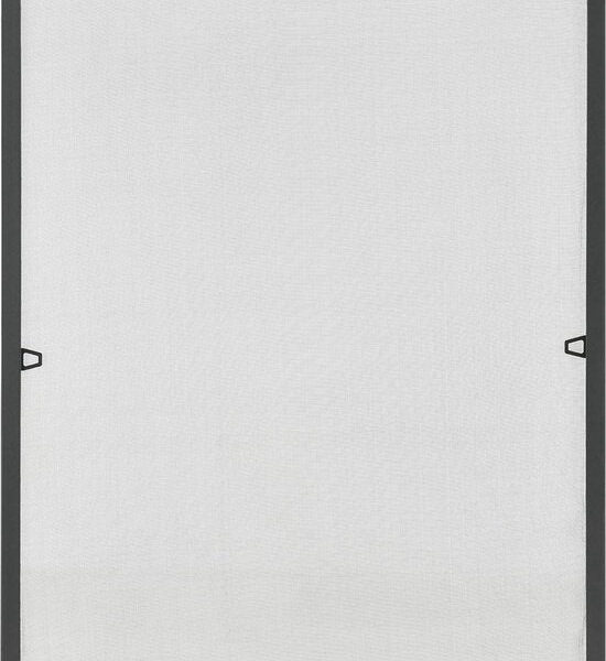 Fliegengitter / Fensterschutz / Jalousie - 80 x 100 cm - Schwarz - inkl. Befestigungsmaterial Haus & Garten
