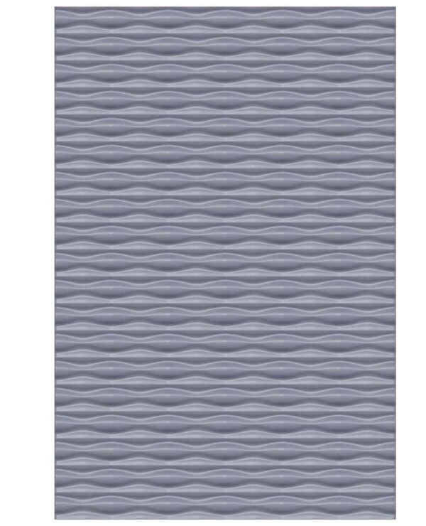 Flow Rechteck Silber 120x180cm
