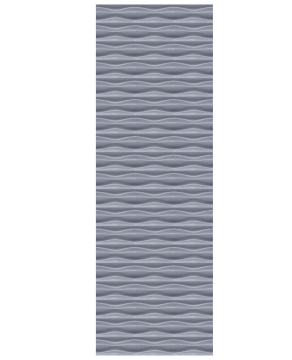 Flow Rechteck Silber 60x180cm