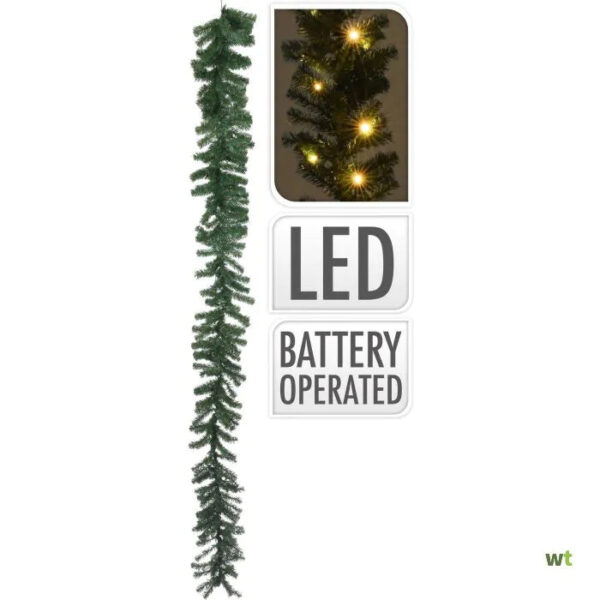 Garland 35LED 2.7 Meter - INCL Timer - Batteriebetrieben Vertaald