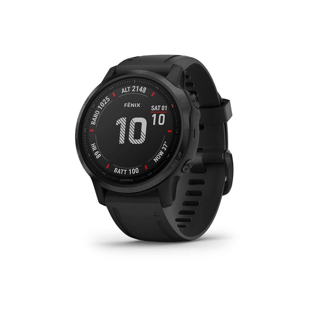 Garmin Fenix 6S Pro Schwarz/Schiefergrau mit QUICKFIT-Silikonarmband 20mm Fahrradzubehör Garmin Fenix 6S Pro Schwarz/Schiefergrau mit QUICKFIT-Silikonarmband 20mm Fahrradzubehör