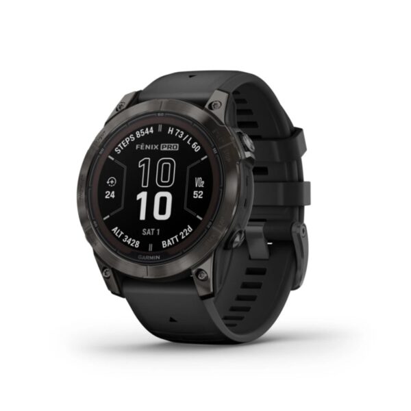 Garmin Fenix 7 Pro Sapphire Solar Edition Titanschwarz Fahrradzubehör