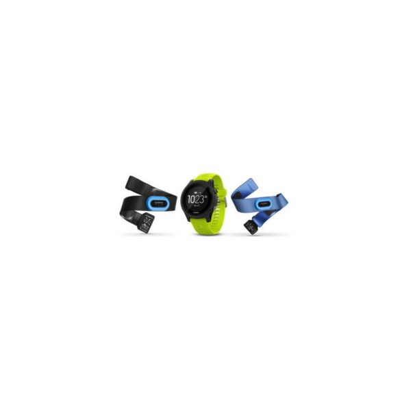 Garmin Forerunner 935 Triathlon-Bundle (Schwarz mit gelbem Armband)