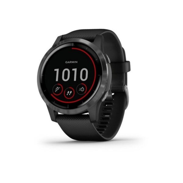 Garmin Vivoactive 4 Schwarz mit grauer Schnalle