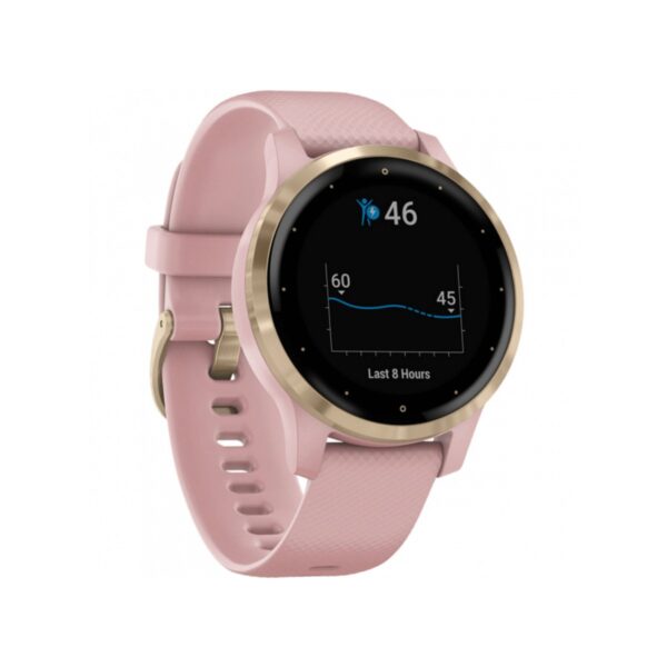 Garmin Vivoactive 4S Pink mit goldener Schnalle