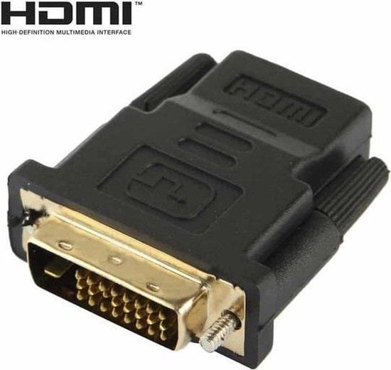 GarpexÂ® DVI 24+1 auf HDMI Adapter - 1080p Full HD Konverter für Bild und Ton