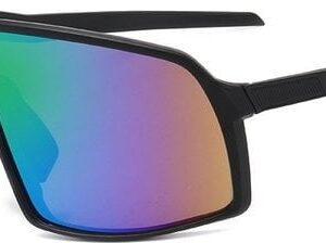 GarpexÂ¬Ã† Radsportbrille - Sportbrille - Polaroid Sonnenbrille - Sonnenbrille - Rennrad - Mountainbike - Motorrad - Schwarzer Rahmen Grüne Gläser