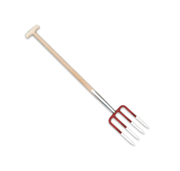 Gartenkraft - Mistgabel - 4 Zinken - Stiellänge 85 cm - Holz Haus & Garten