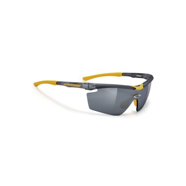 Genetyk Frozen Ash RPO Laser Schwarz Rudy Projekt Brille Fahrradbrillen