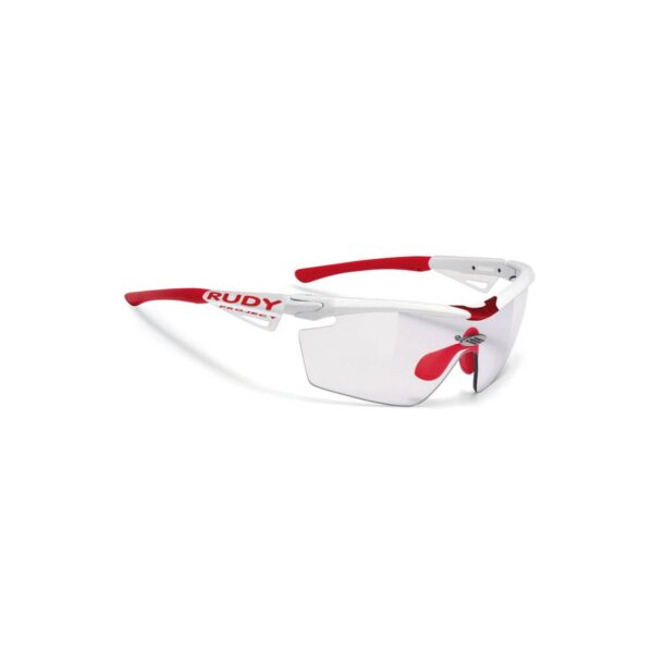 Genetyk Racing Pro White ImpactX Photochrome Clear Rudy Projektbrille Fahrradbrillen