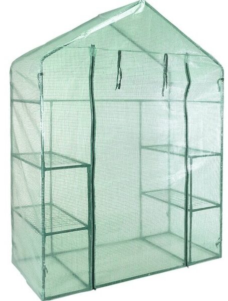 Gewächshaus begehbar 143 X 73 X 195 CM - Grün Haus & Garten