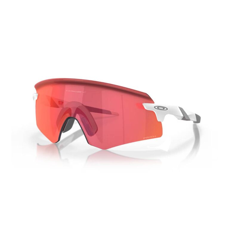 Gläser Oakley Encoder Weiß Rot Fahrradbrillen