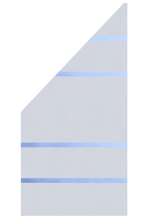 Glaselement Design ALPHA Anschluss Links 90x180/90cm