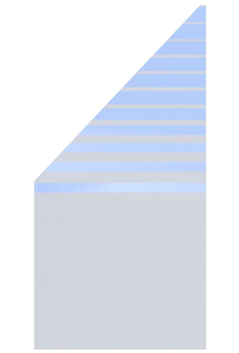 Glaselement Design BETA Anschluss Links 90x180/90cm
