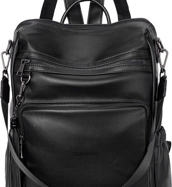 Glennoo Rucksack - Rucksack Damen - Wasserdicht - Klein - Anti-Diebstahl-Fach - Rücken