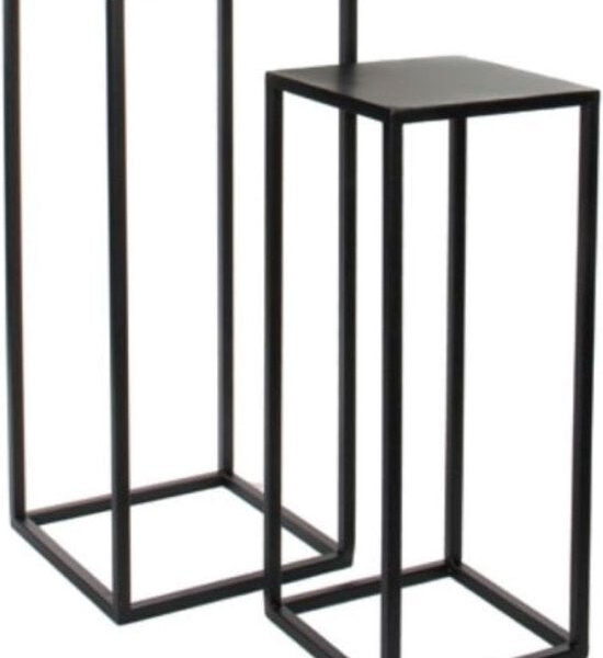 GOA TISCH SCHWARZ L30XB30XH70 CM Wohnen & Kochen