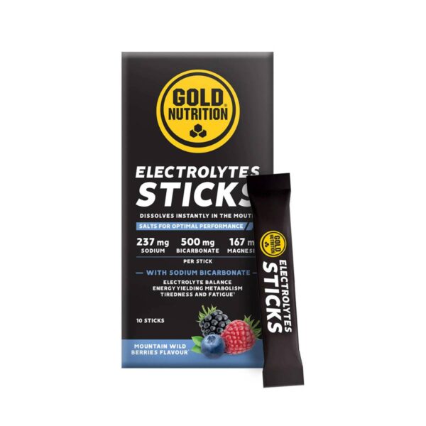 Gold Nutrition Elektrolyt-Sticks Waldfrüchte (10 Beutel) Ernährung