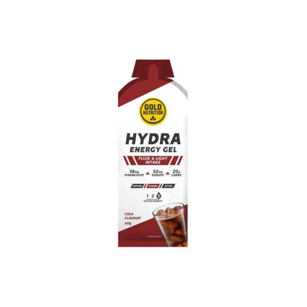 GoldNutrition Hydra Gel Cola Energiegel 60g Sporternährung