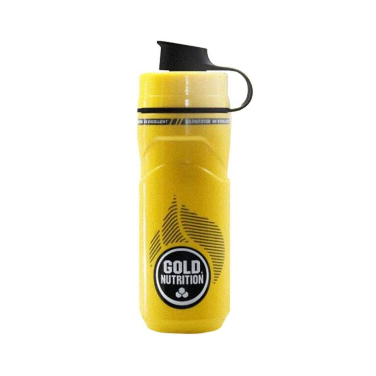 GoldNutrition Trinkflasche 500ml Gelb Laufzubehör
