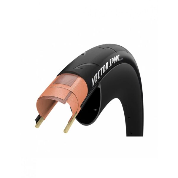 Goodyear Vector Sportreifen 700x30 TLR Schwarz Radfahren