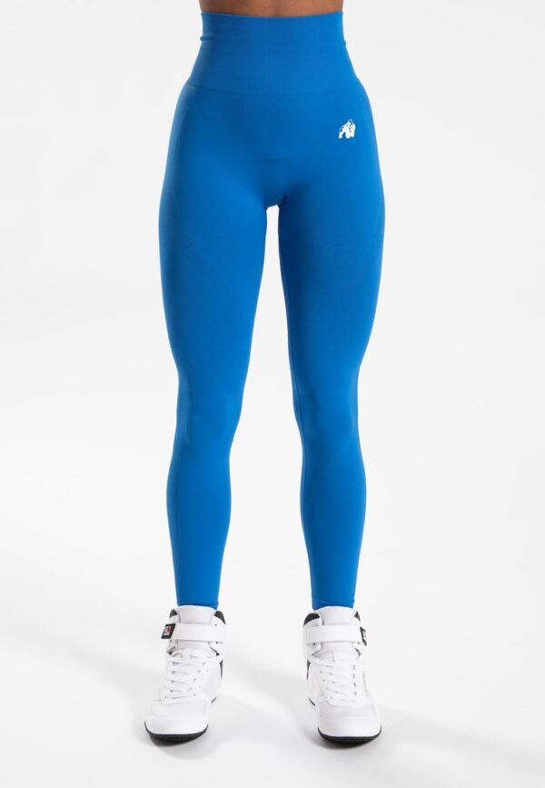 Gorilla Wear - Olivia Seamless Leggings - S/M - Blau Kleidung