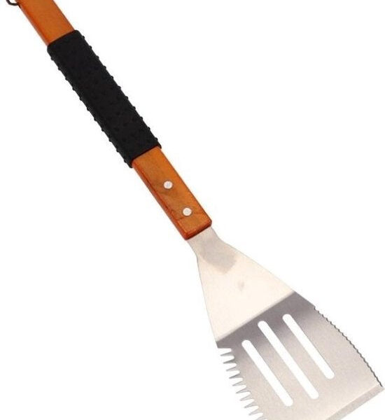 Grillspatel mit Kunststoffgriff aus Edelstahl 47 cm - Bratspatel - Backspatel Haus & Garten