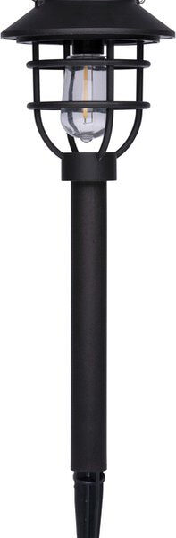 Grundig Solar Laterne - 6-7 Lumen - 6-8 Stunden Leuchtdauer - Ohne Stecker - Schwarz Wohnen & Kochen
