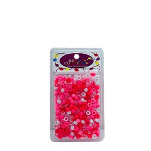 Haarperlen für Kinder - Pink/Transparent (Klein) - für Dread