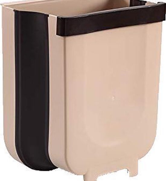 Handy Bin - Abfalleimer für die Arbeitsplatte - Auszug - Küchenabfalleimer - BEIGE Wohnen & Kochen