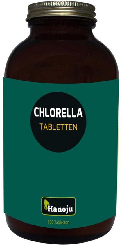 Hanoju Bio Chlorella 400 Mg Glasfläschchen - 800 Tabletten Schön & Gesund